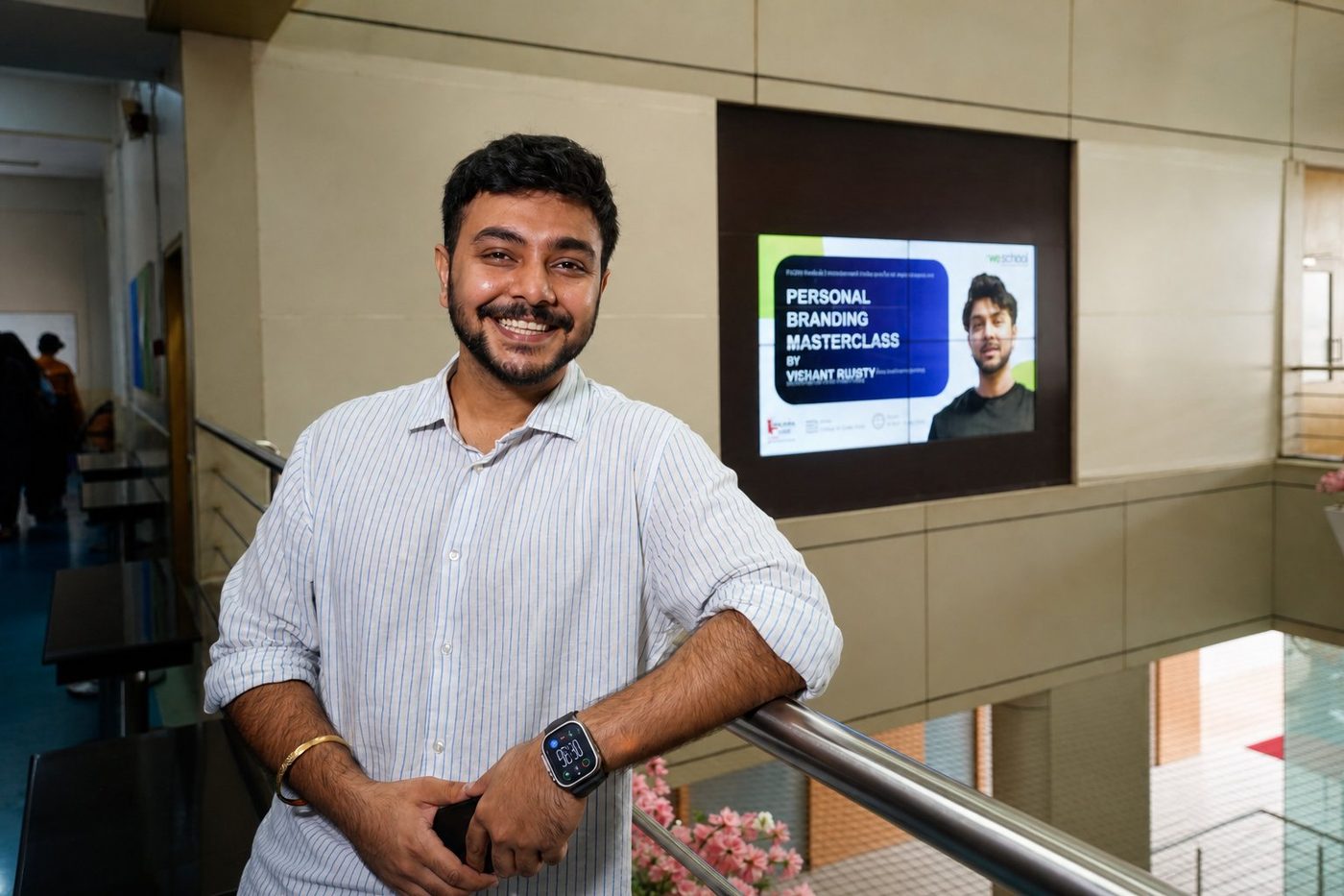 The Personal Branding Masterclass on campus at WeSchool, Mumbai